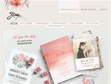 Tablet Screenshot of personalized-wedding-design.com